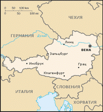 Карта Австрии
